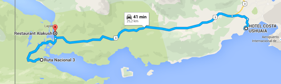 Recorrido Ushuaia 2