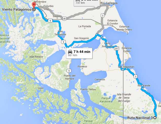 Tolhuin - Puerto Natales - Total