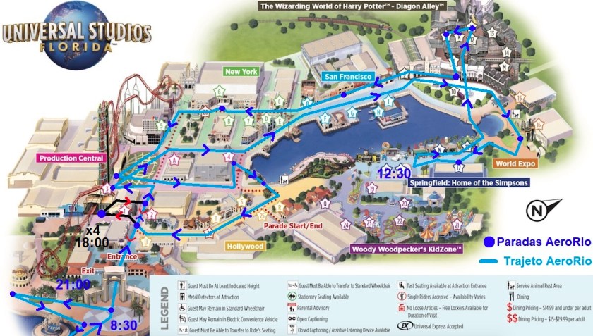 Universal Studios Orlando Park - AeroRio